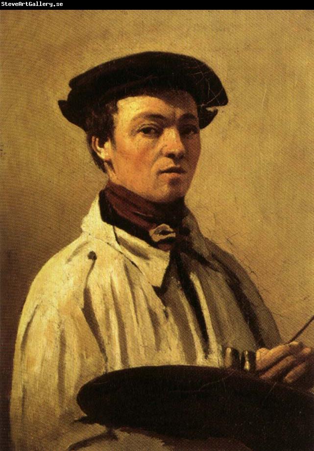 Jean Baptiste Camille  Corot Self-Portrait